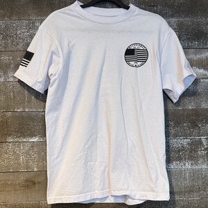 Patriotic White Short Sleeve Tee